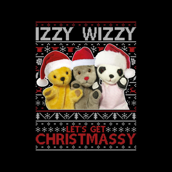 Sooty Christmas Izzy Wizzy Men's Hooded Sweatshirt