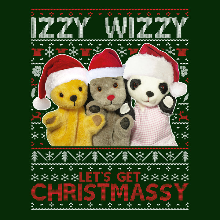 Sooty Christmas Izzy Wizzy Kids Hooded Sweatshirt