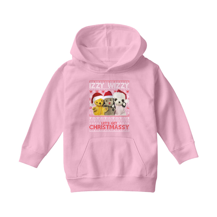 Sooty Christmas Izzy Wizzy Kids Hooded Sweatshirt