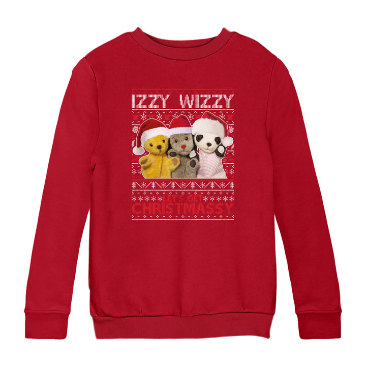 Sooty Christmas Izzy Wizzy Kids Sweatshirt