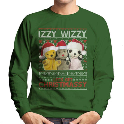 Sooty Christmas Izzy Wizzy Men's Sweatshirt-Sooty's Shop