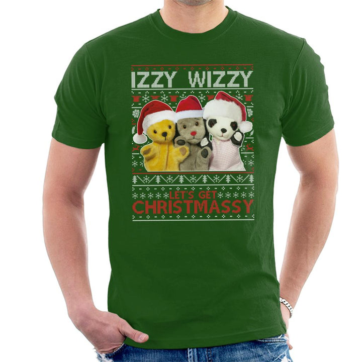 Sooty Christmas Izzy Wizzy Men's T-Shirt-Sooty's Shop