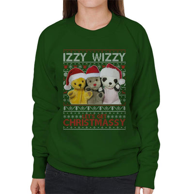 Sooty Christmas Izzy Wizzy Women's Sweatshirt-Sooty's Shop