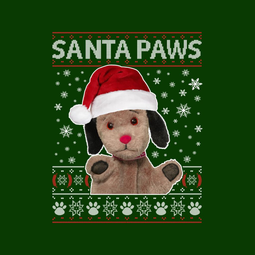 Sooty Christmas Sweep Santa Paws Women's Hooded Sweatshirt