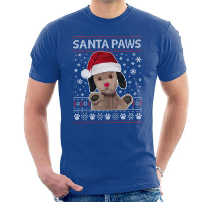 Sooty Christmas Sweep Santa Paws Men's T-Shirt-Sooty's Shop