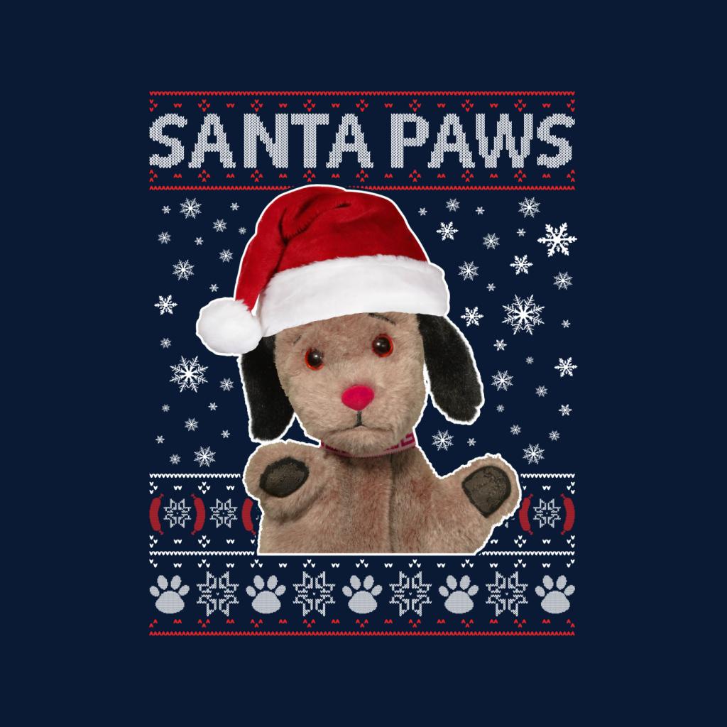 Sooty Christmas Sweep Santa Paws Kids Sweatshirt