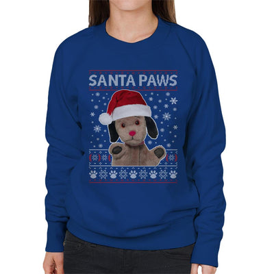 Sooty Christmas Sweep Santa Paws Women's Sweatshirt-Sooty's Shop