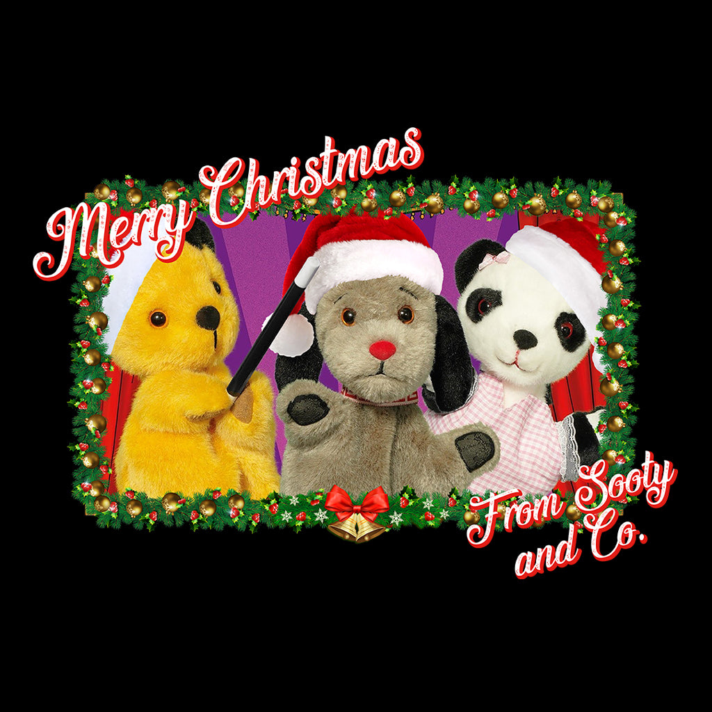 Sooty Christmas Merry Xmas From Sooty And Co Women's T-Shirt