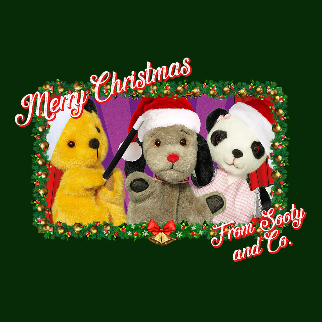 Sooty Christmas Merry Xmas From Sooty And Co Men's Sweatshirt