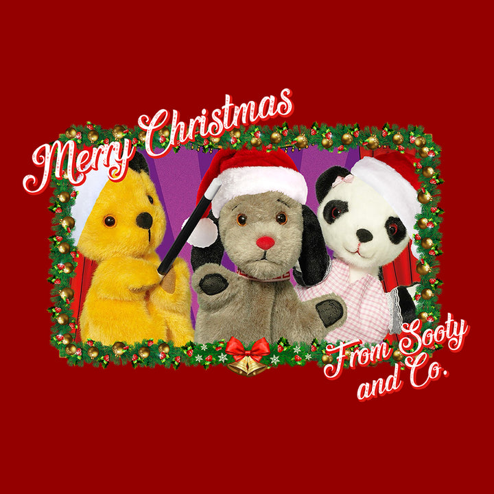 Sooty Christmas Merry Xmas From Sooty And Co Men's Sweatshirt