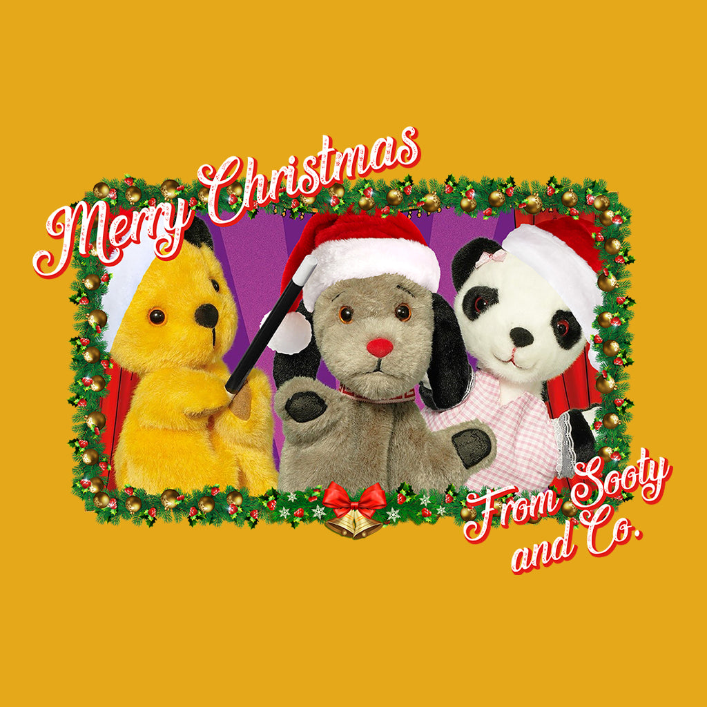 Sooty Christmas Merry Xmas From Sooty And Co Women's T-Shirt