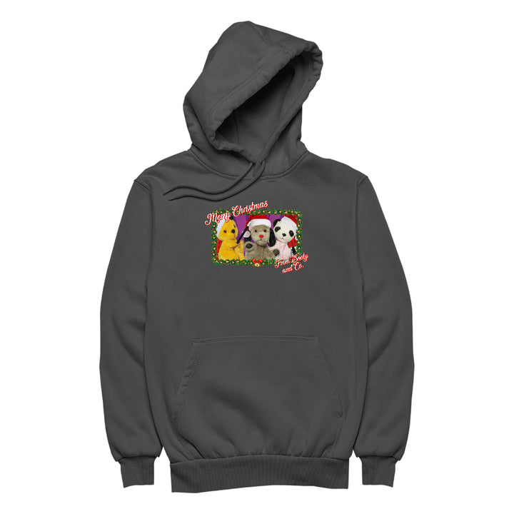 Sooty Christmas Merry Xmas From Sooty And Co Men's Hooded Sweatshirt