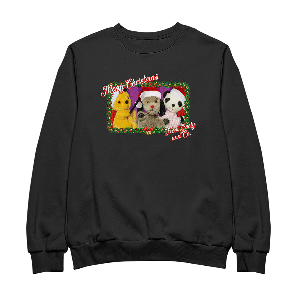 Sooty Christmas Merry Xmas From Sooty And Co Men's Sweatshirt