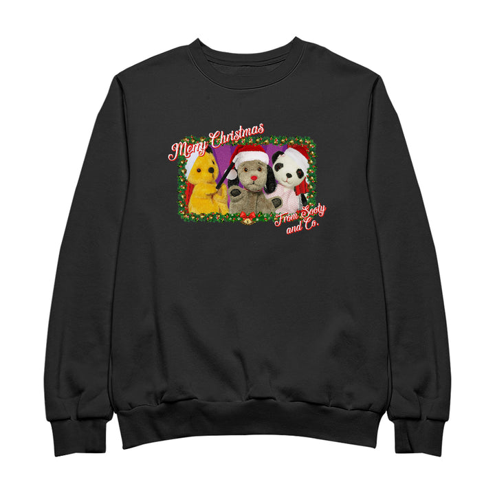 Sooty Christmas Merry Xmas From Sooty And Co Men's Sweatshirt