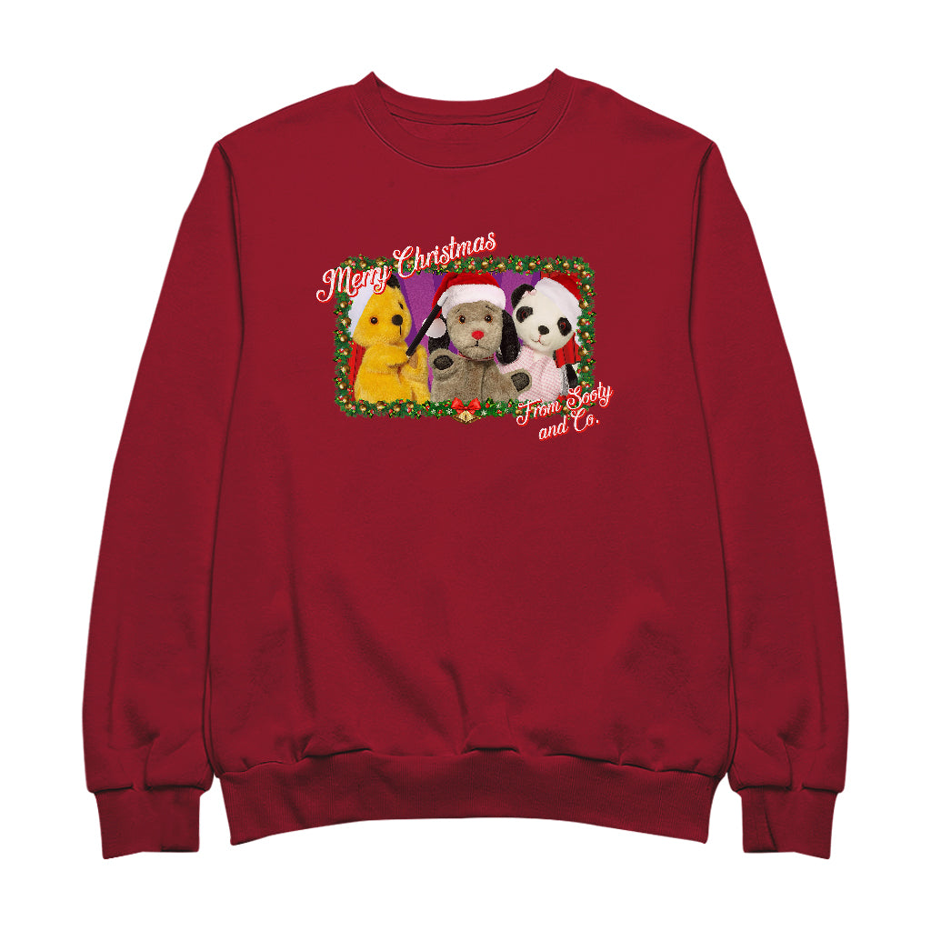 Sooty Christmas Merry Xmas From Sooty And Co Men's Sweatshirt