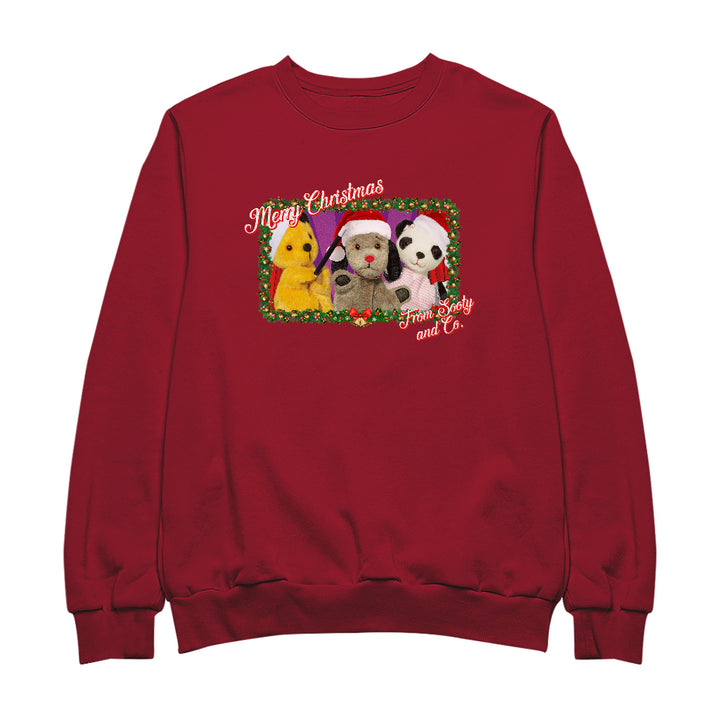 Sooty Christmas Merry Xmas From Sooty And Co Men's Sweatshirt