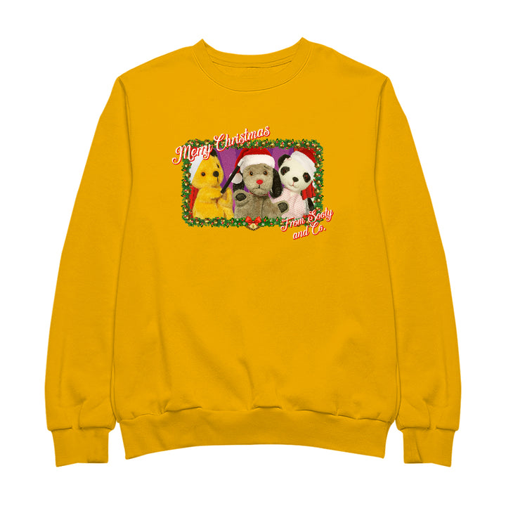 Sooty Christmas Merry Xmas From Sooty And Co Men's Sweatshirt