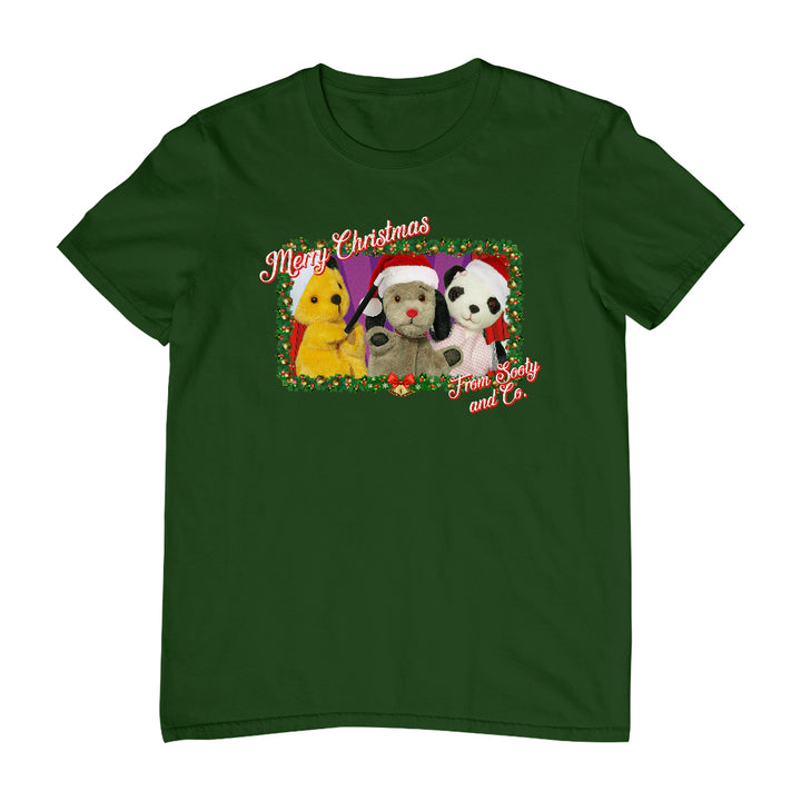 Sooty Christmas Merry Xmas From Sooty And Co Men's T-Shirt