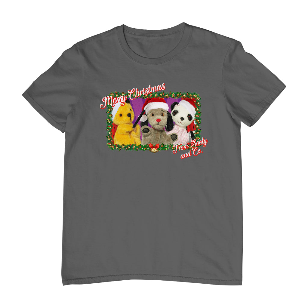 Sooty Christmas Merry Xmas From Sooty And Co Men's T-Shirt