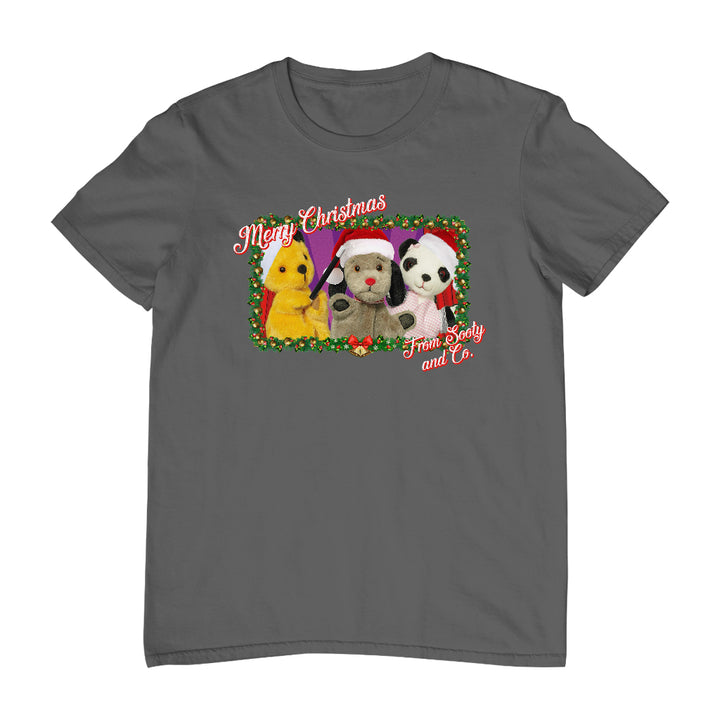 Sooty Christmas Merry Xmas From Sooty And Co Men's T-Shirt