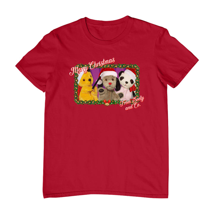 Sooty Christmas Merry Xmas From Sooty And Co Men's T-Shirt