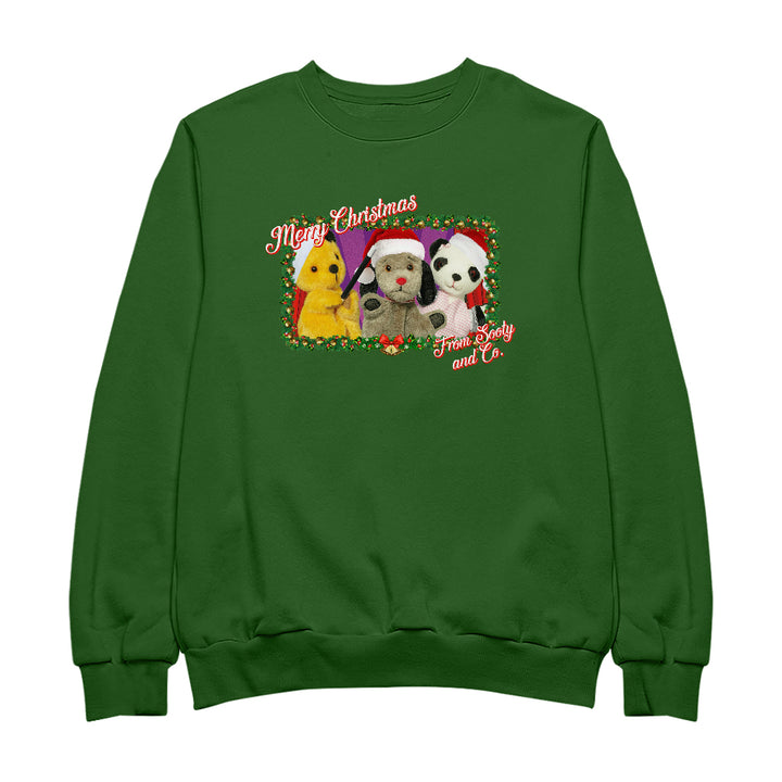 Sooty Christmas Merry Xmas From Sooty And Co Women's Sweatshirt