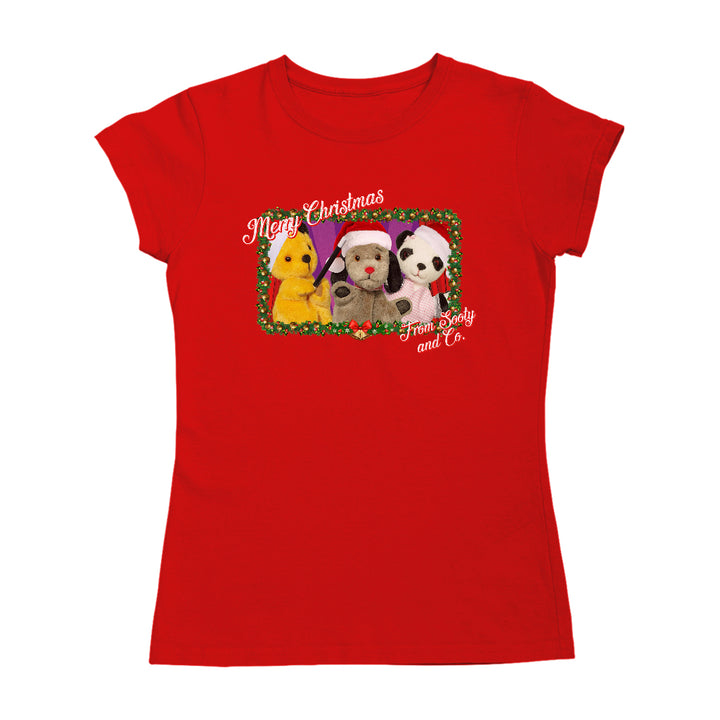 Sooty Christmas Merry Xmas From Sooty And Co Women's T-Shirt