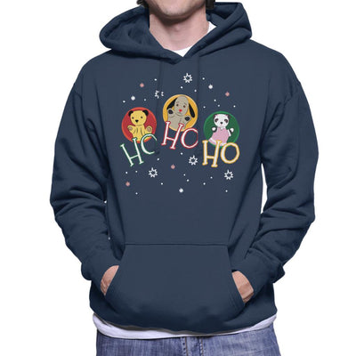 Sooty Christmas Ho Ho Ho Men's Hooded Sweatshirt-Sooty's Shop