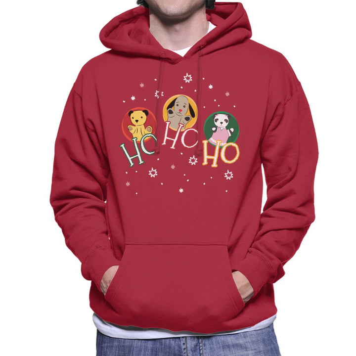 Sooty Christmas Ho Ho Ho Men's Hooded Sweatshirt-Sooty's Shop