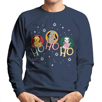Sooty Christmas Ho Ho Ho Men's Sweatshirt-Sooty's Shop