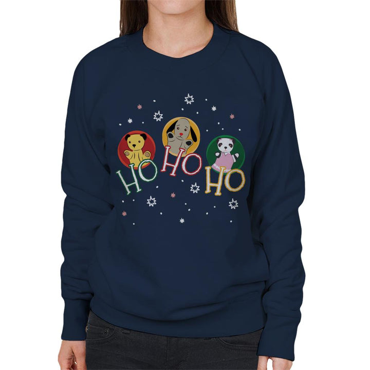 Sooty Christmas Ho Ho Ho Women's Sweatshirt-Sooty's Shop