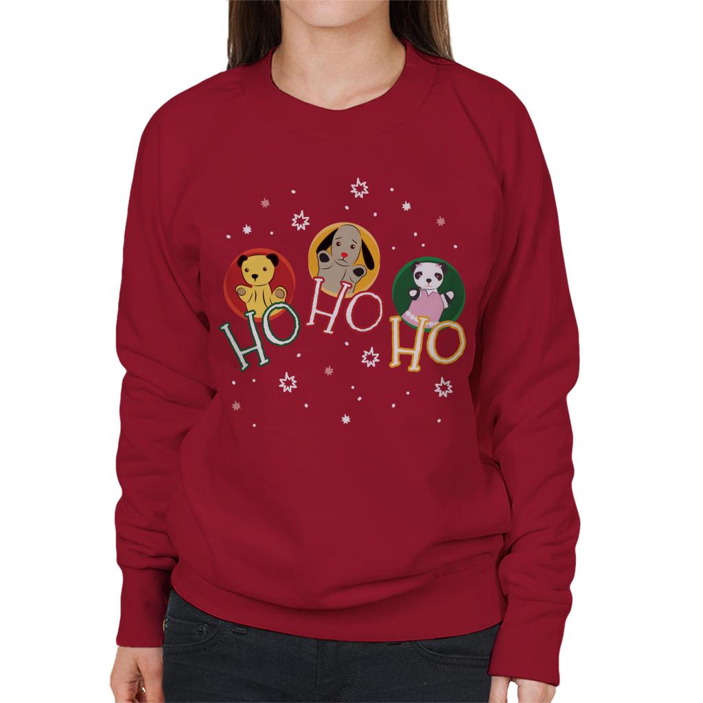 Sooty Christmas Ho Ho Ho Women's Sweatshirt-Sooty's Shop