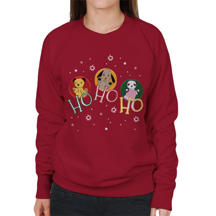 Sooty Christmas Ho Ho Ho Women's Sweatshirt-Sooty's Shop