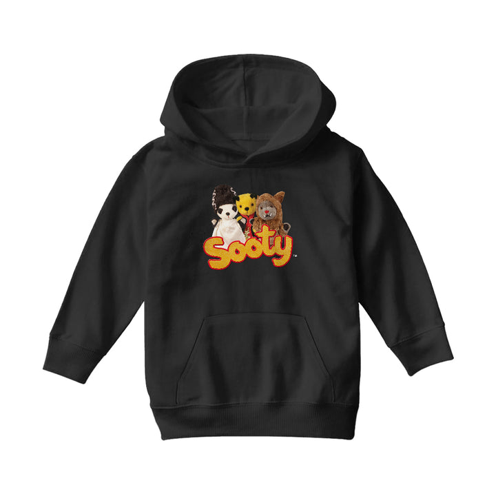 Halloween Spooky Sooty Trio Kids Hooded Sweatshirt