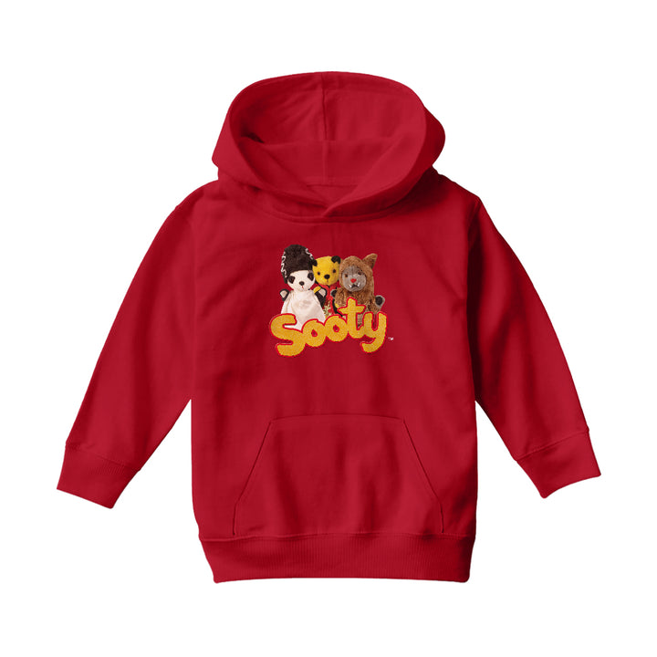 Halloween Spooky Sooty Trio Kids Hooded Sweatshirt