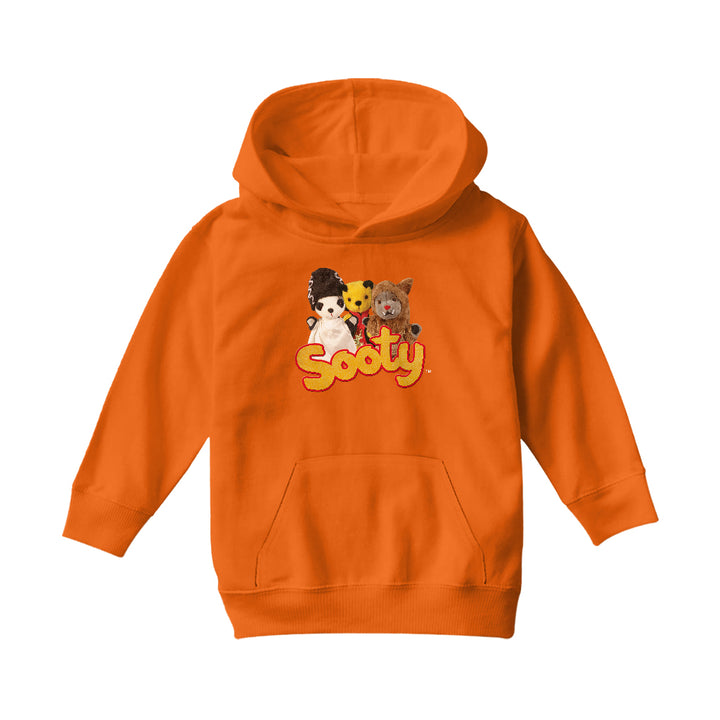 Halloween Spooky Sooty Trio Kids Hooded Sweatshirt