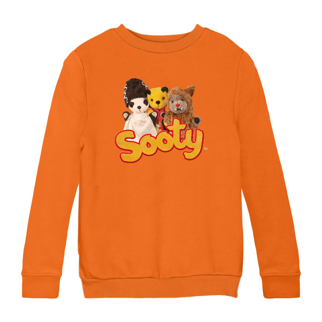 Sooty Halloween Spooky Trio Kids Sweatshirt