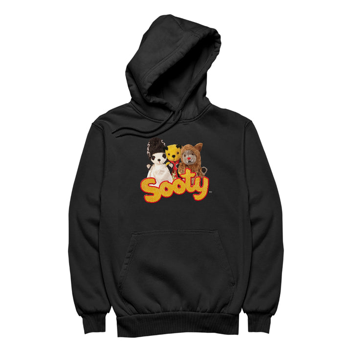 Sooty Halloween Spooky Trio Men's Hooded Sweatshirt