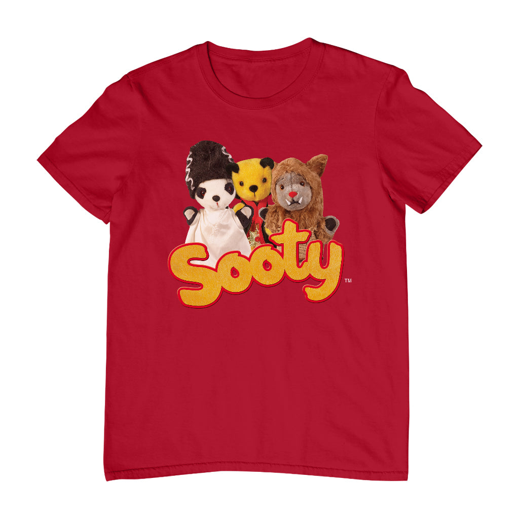 Sooty Halloween Spooky Trio Men's T-Shirt