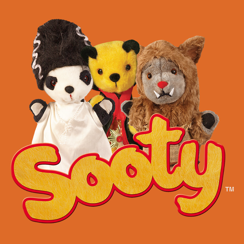 Sooty Halloween Spooky Trio Men's Hooded Sweatshirt