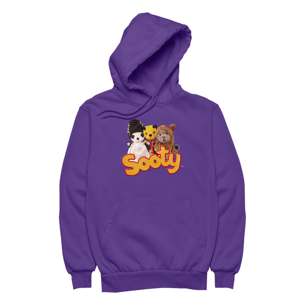 Sooty Halloween Spooky Trio Women's Hooded Sweatshirt