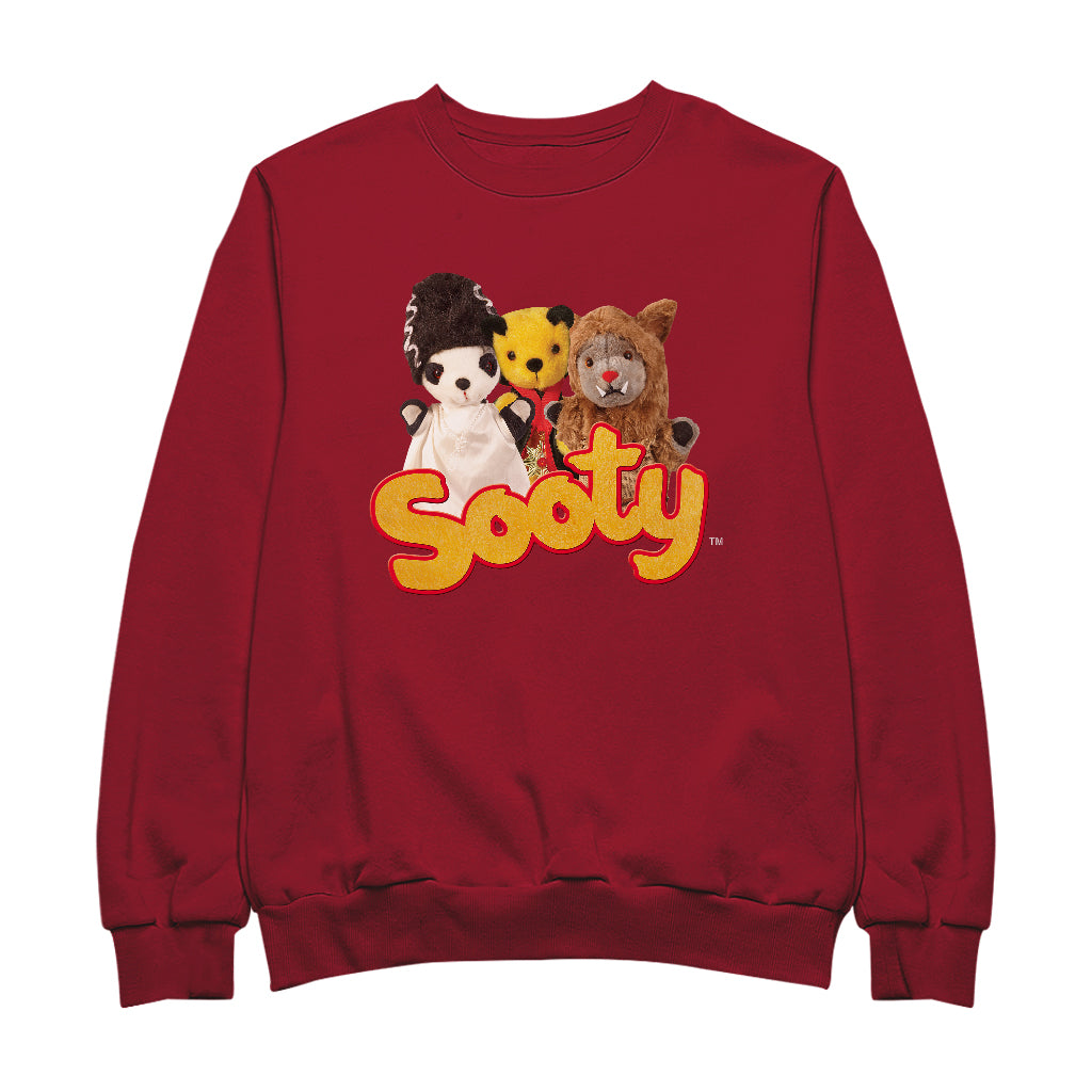 Sooty Halloween Spooky Trio Women's Sweatshirt