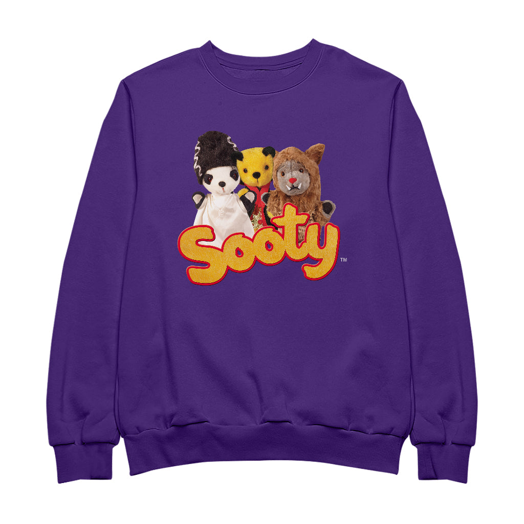 Sooty Halloween Spooky Trio Women's Sweatshirt