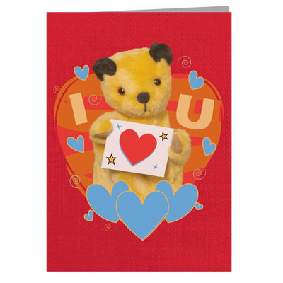 Sooty I Heart You Valentines Greeting Card-Sooty's Shop