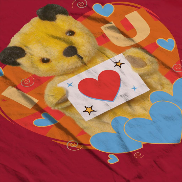 Sooty I Heart You Valentines Men's Sweatshirt-Sooty's Shop