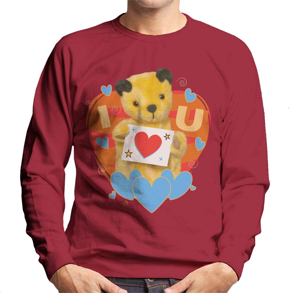 Sooty I Heart You Valentines Men's Sweatshirt-Sooty's Shop