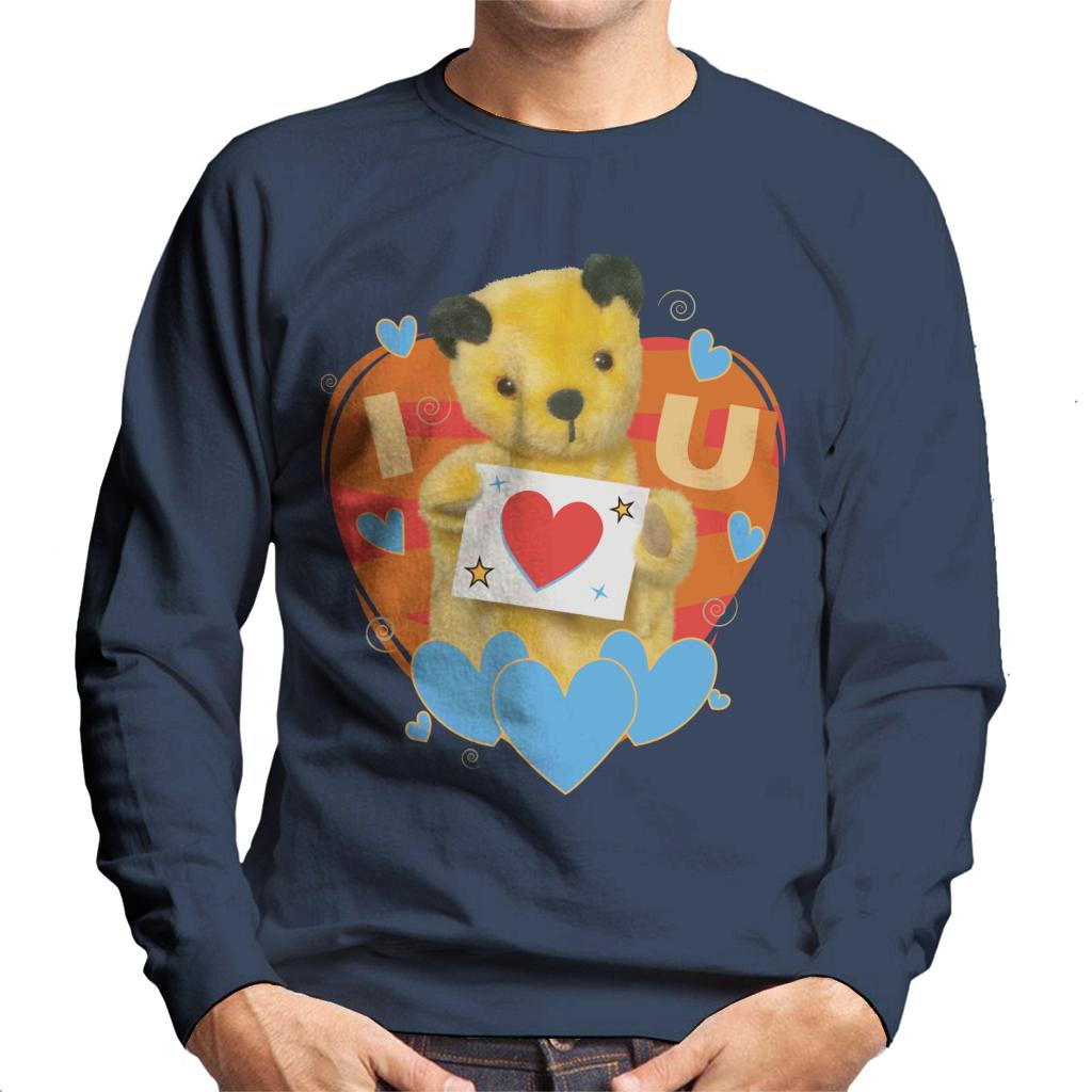 Sooty I Heart You Valentines Men's Sweatshirt-Sooty's Shop