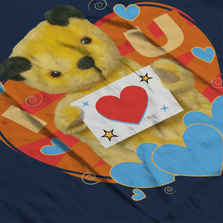 Sooty I Heart You Valentines Men's Sweatshirt-Sooty's Shop
