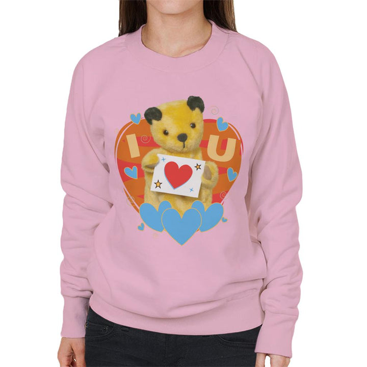 Sooty I Heart You Valentines Women's Sweatshirt-Sooty's Shop