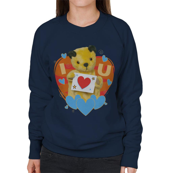 Sooty I Heart You Valentines Women's Sweatshirt-Sooty's Shop